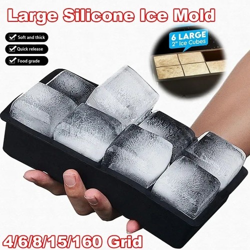 Large silicone ice cube - ice,