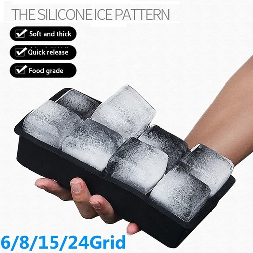 Large silicone ice cube - ice, tray