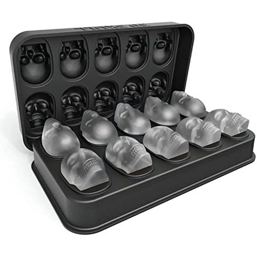 Skull ice cube - 3d,