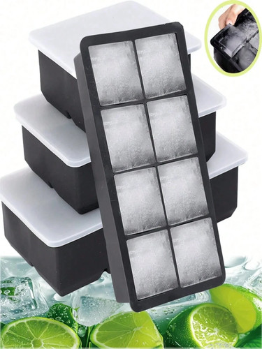 Large silicone ice cube tray - cube,