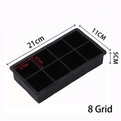 Large silicone ice cube tray - large,