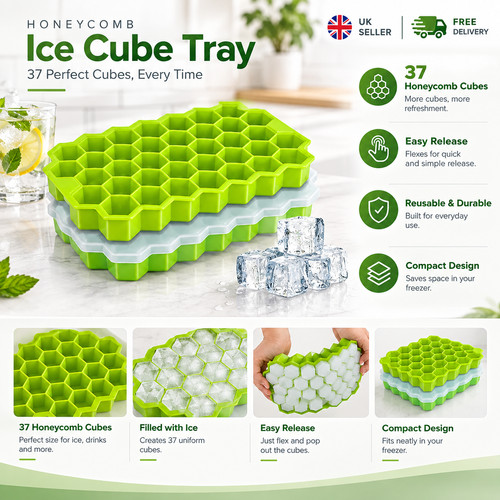 Honeycomb ice cube tray - honeycomb,