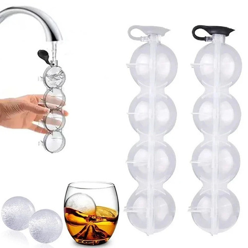 Round ice cube mold - round, 4