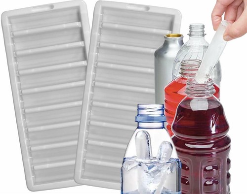 Ice cube stick bottle - bottle, tray