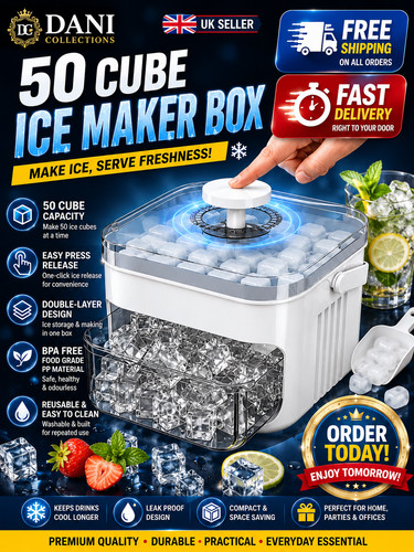 Cube ice maker with - ice,