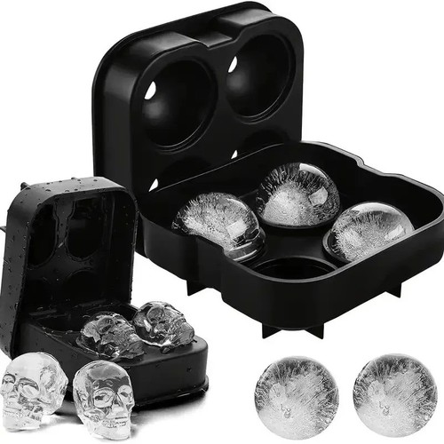Skull ice cube - skull, mold