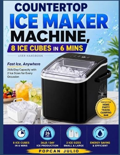 Countertop ice maker machine - ice,