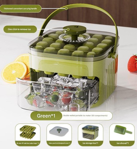 Cube ice maker with - 50-cube,