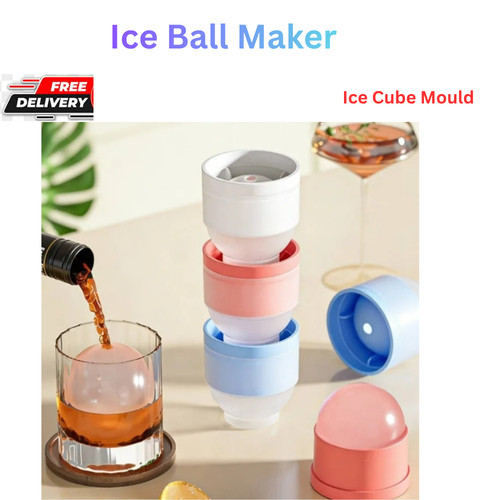 Large ice ball maker tray - 4x,